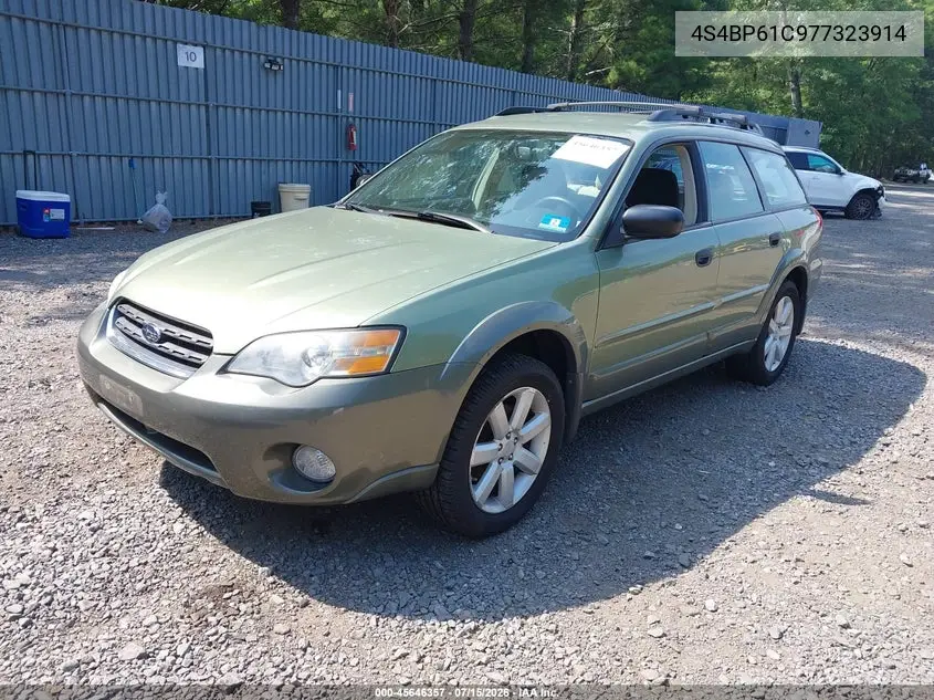 2007 Subaru Outback 2.5I VIN: 4S4BP61C977323914 Lot: 45646357