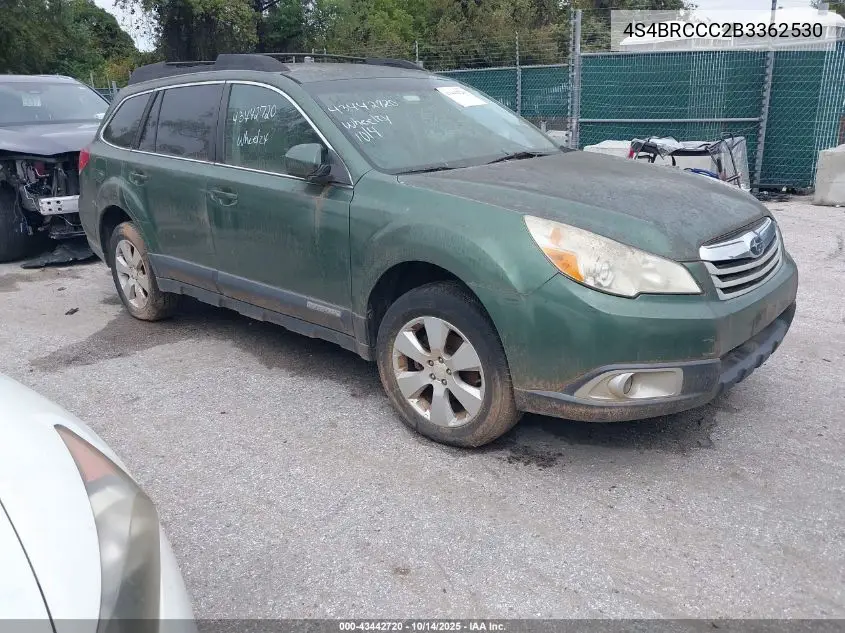 4S4BRCCC2B3362530 2011 Subaru Outback 2.5I Premium