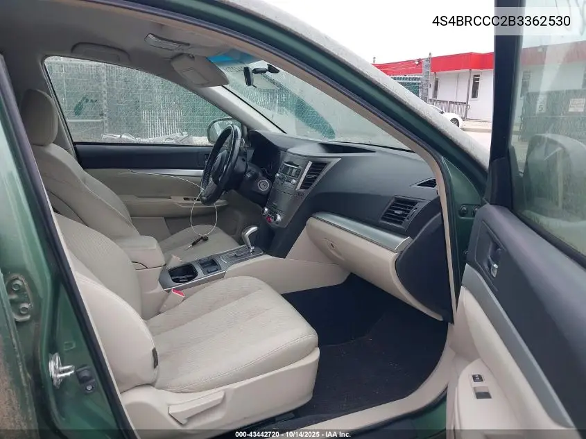 4S4BRCCC2B3362530 2011 Subaru Outback 2.5I Premium