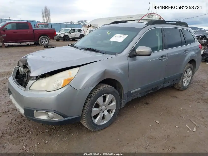 4S4BREKC5B2368731 2011 Subaru Outback 3.6R Limited