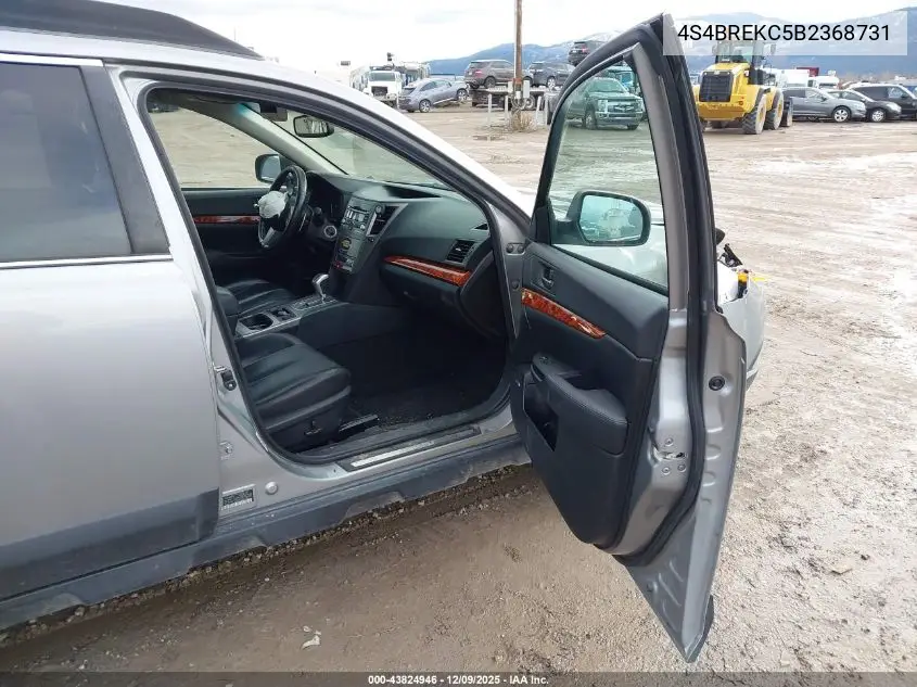 4S4BREKC5B2368731 2011 Subaru Outback 3.6R Limited