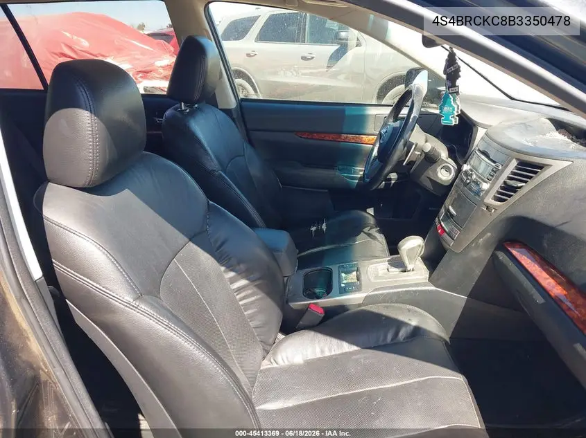 2011 Subaru Outback 2.5I Limited VIN: 4S4BRCKC8B3350478 Lot: 45413369