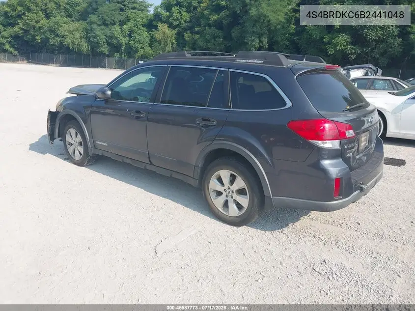 2011 Subaru Outback 3.6R Limited VIN: 4S4BRDKC6B2441048 Lot: 45587773
