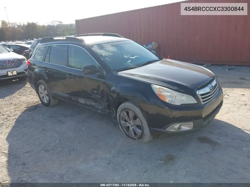 4S4BRCCCXC3300844 2012 Subaru Outback 2.5I Premium