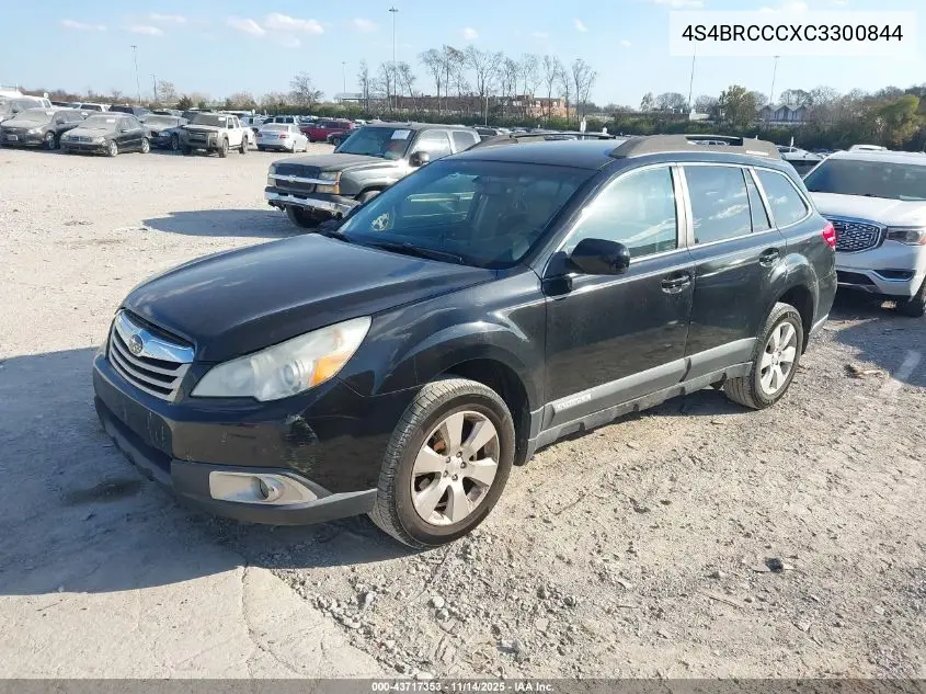 4S4BRCCCXC3300844 2012 Subaru Outback 2.5I Premium