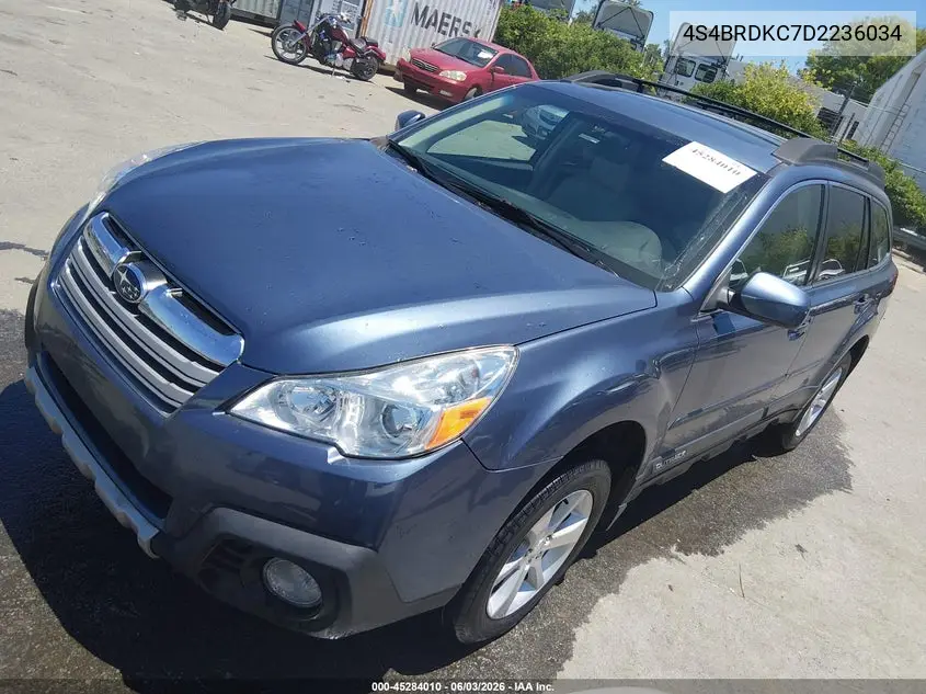4S4BRDKC7D2236034 2013 Subaru Outback 3.6R Limited