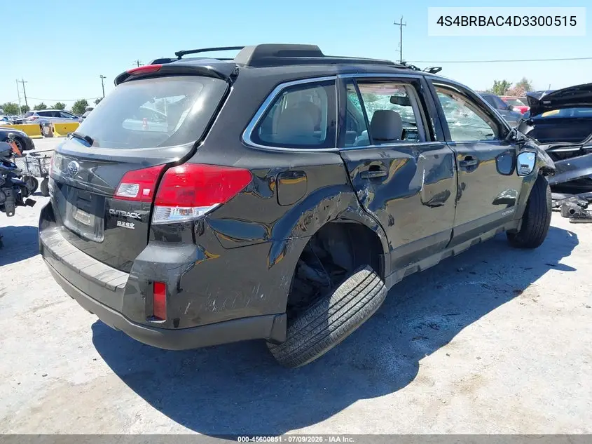 2013 Subaru Outback 2.5I VIN: 4S4BRBAC4D3300515 Lot: 45600851