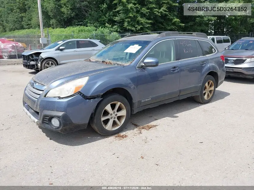2013 Subaru Outback 2.5I Limited VIN: 4S4BRBJC5D3264852 Lot: 45628216
