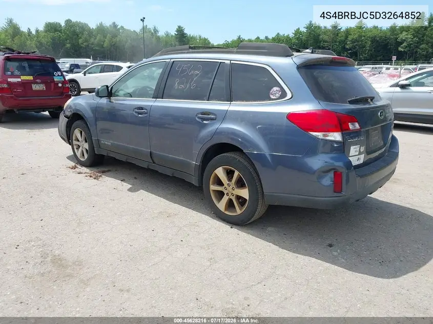 2013 Subaru Outback 2.5I Limited VIN: 4S4BRBJC5D3264852 Lot: 45628216
