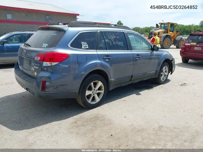2013 Subaru Outback 2.5I Limited VIN: 4S4BRBJC5D3264852 Lot: 45628216