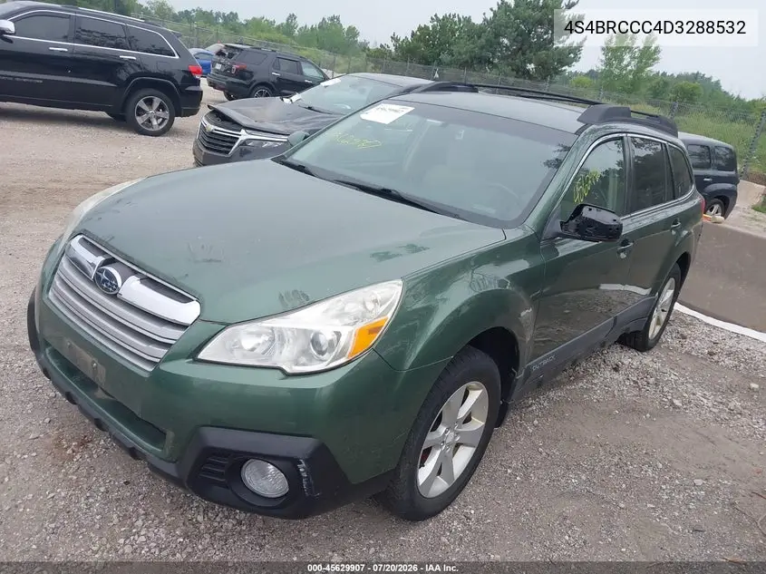 2013 Subaru Outback 2.5I Premium VIN: 4S4BRCCC4D3288532 Lot: 45629907
