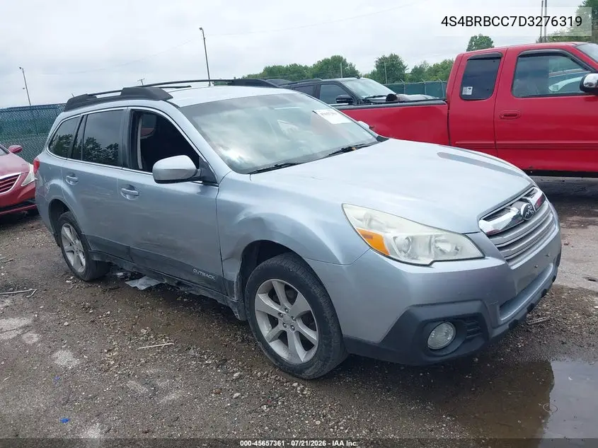 2013 Subaru Outback 2.5I Premium VIN: 4S4BRBCC7D3276319 Lot: 45657361