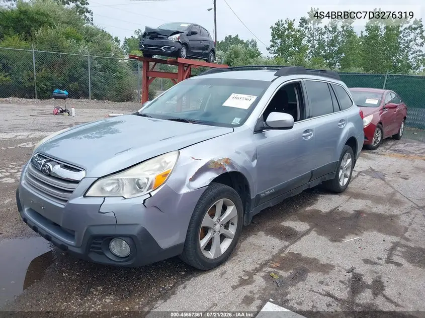 2013 Subaru Outback 2.5I Premium VIN: 4S4BRBCC7D3276319 Lot: 45657361