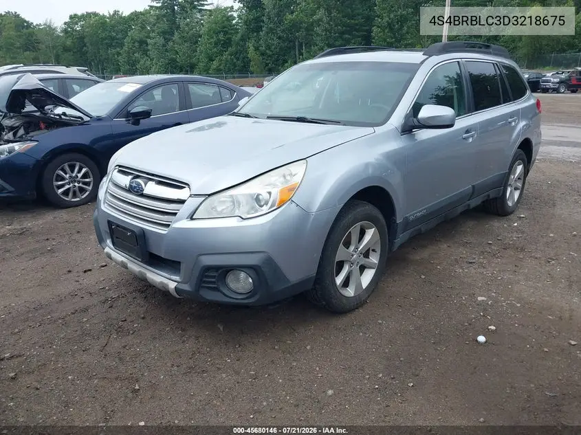 2013 Subaru Outback 2.5I Limited VIN: 4S4BRBLC3D3218675 Lot: 45680146