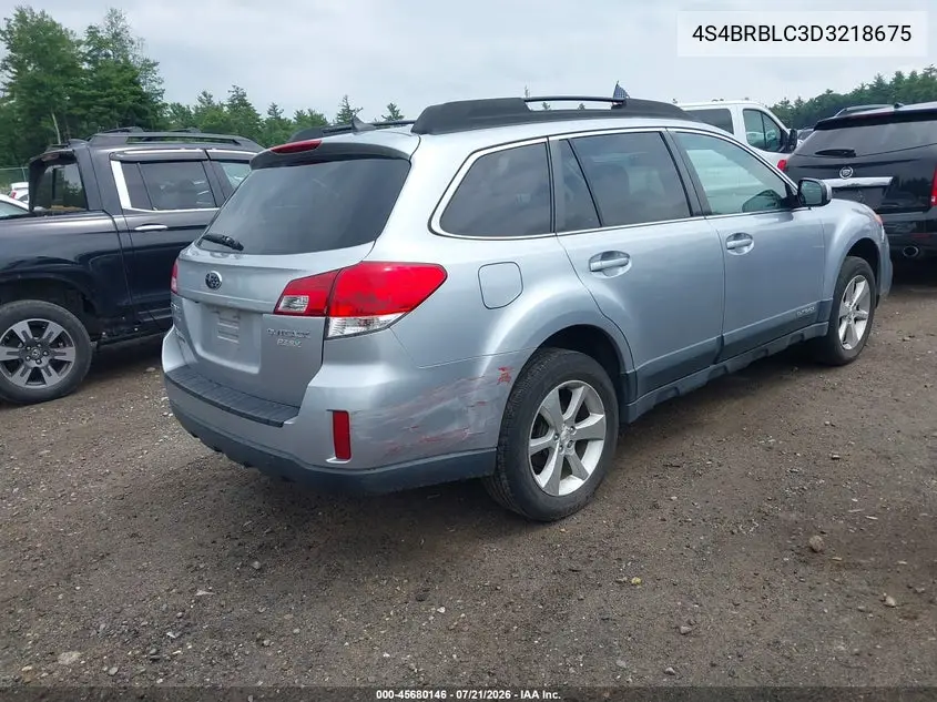 2013 Subaru Outback 2.5I Limited VIN: 4S4BRBLC3D3218675 Lot: 45680146