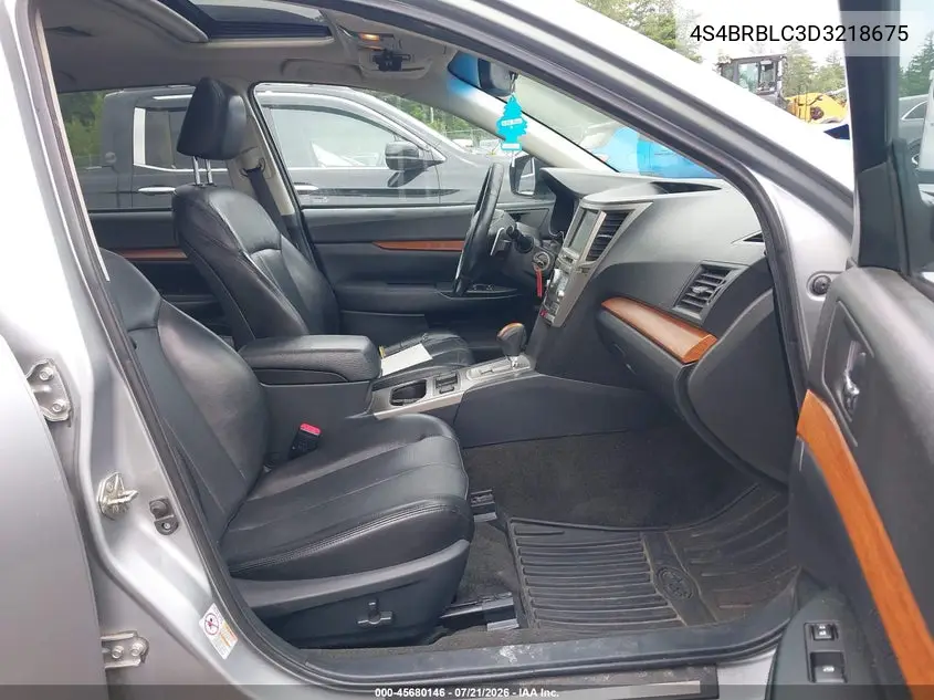 2013 Subaru Outback 2.5I Limited VIN: 4S4BRBLC3D3218675 Lot: 45680146