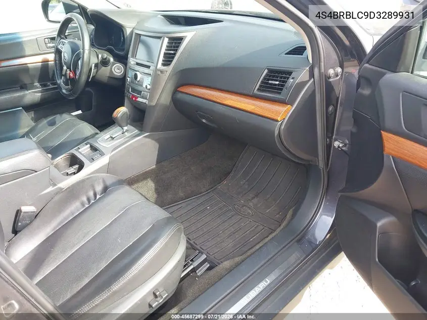 2013 Subaru Outback 2.5I Limited VIN: 4S4BRBLC9D3289931 Lot: 45687299