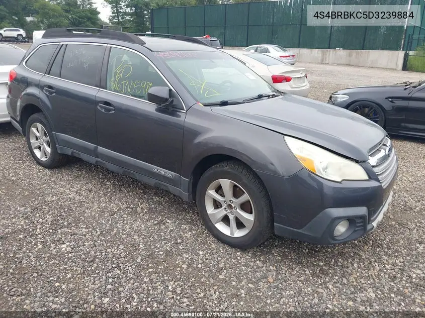 2013 Subaru Outback 2.5I Limited VIN: 4S4BRBKC5D3239884 Lot: 45690100