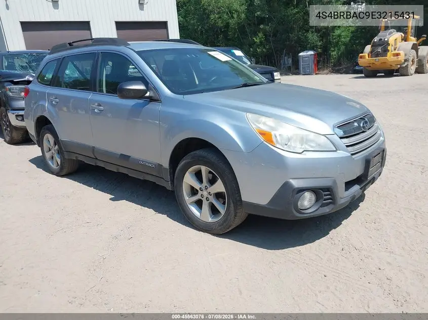 2014 Subaru Outback 2.5I VIN: 4S4BRBAC9E3215431 Lot: 45563076