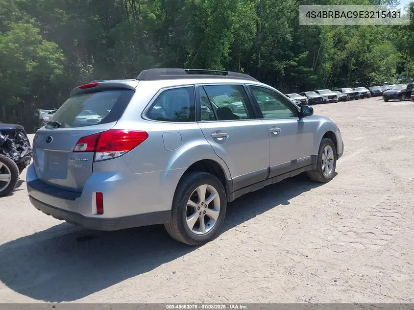 2014 Subaru Outback 2.5I VIN: 4S4BRBAC9E3215431 Lot: 45563076