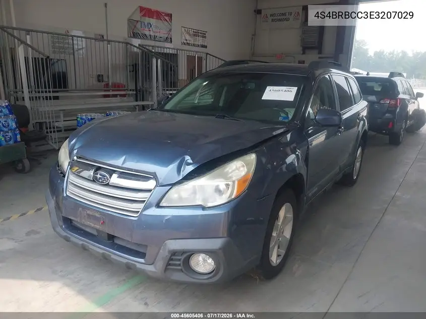 2014 Subaru Outback 2.5I Premium VIN: 4S4BRBCC3E3207029 Lot: 45605406
