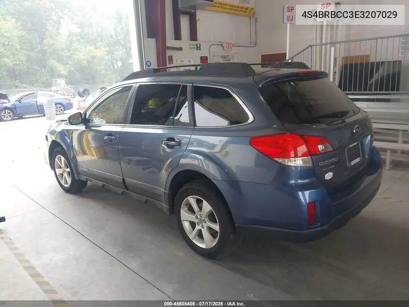 2014 Subaru Outback 2.5I Premium VIN: 4S4BRBCC3E3207029 Lot: 45605406