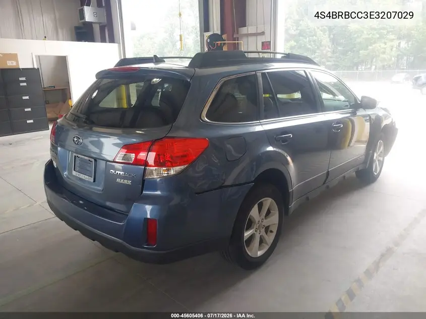 2014 Subaru Outback 2.5I Premium VIN: 4S4BRBCC3E3207029 Lot: 45605406