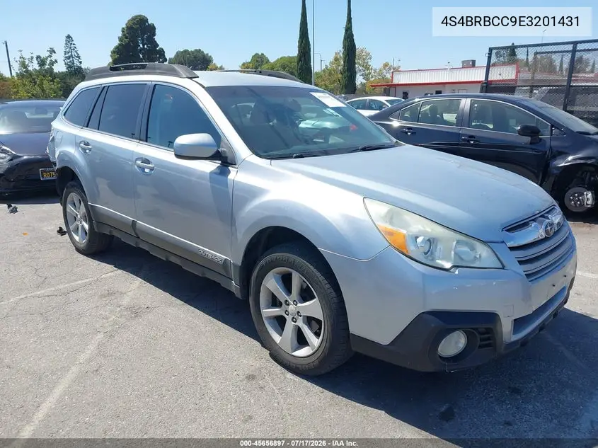 2014 Subaru Outback 2.5I Premium VIN: 4S4BRBCC9E3201431 Lot: 45656897