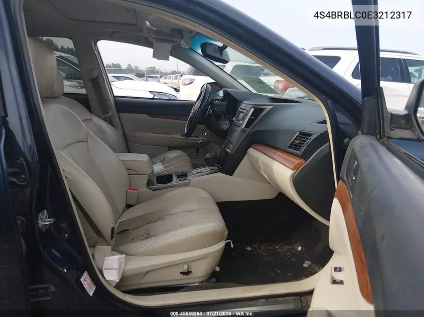 4S4BRBLC0E3212317 2014 Subaru Outback 2.5I Limited