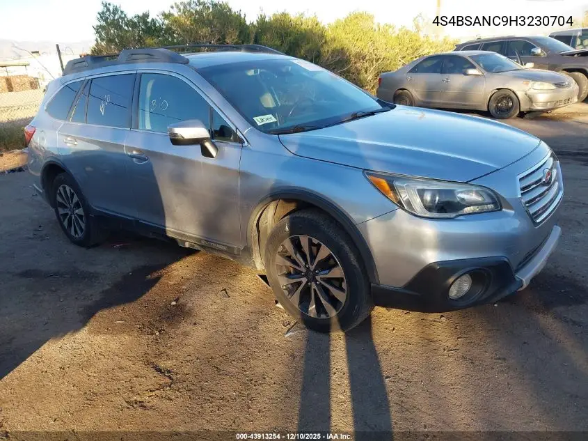 4S4BSANC9H3230704 2017 Subaru Outback 2.5I Limited