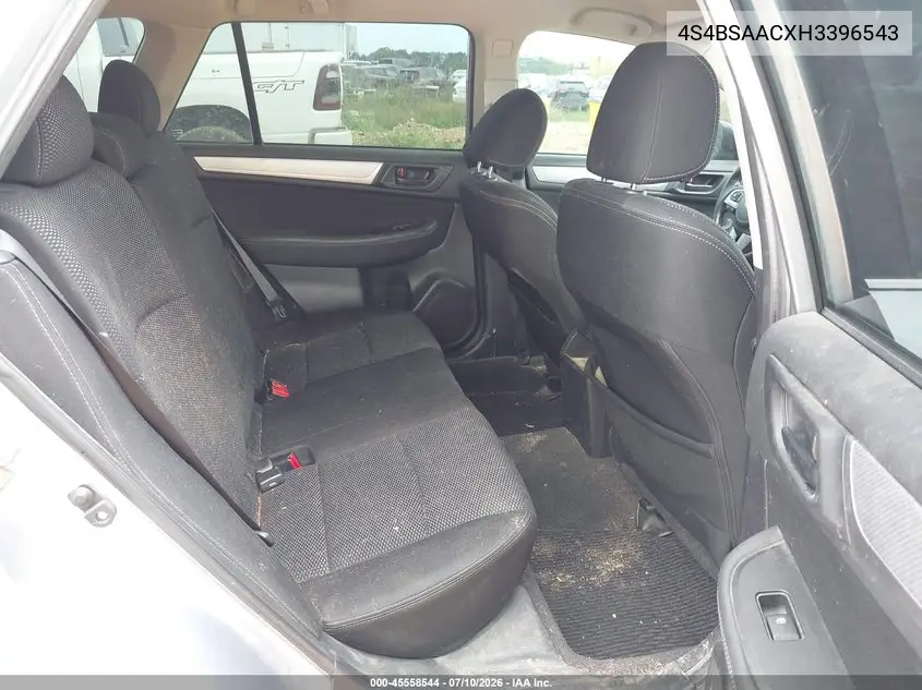 2017 Subaru Outback 2.5I VIN: 4S4BSAACXH3396543 Lot: 45558544