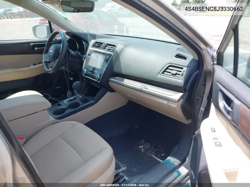 2018 Subaru Outback 3.6R Limited VIN: 4S4BSENC8J3330662 Lot: 45668555
