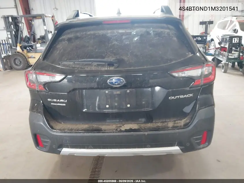 2021 Subaru Outback Limited Xt VIN: 4S4BTGND1M3201541 Lot: 45351248