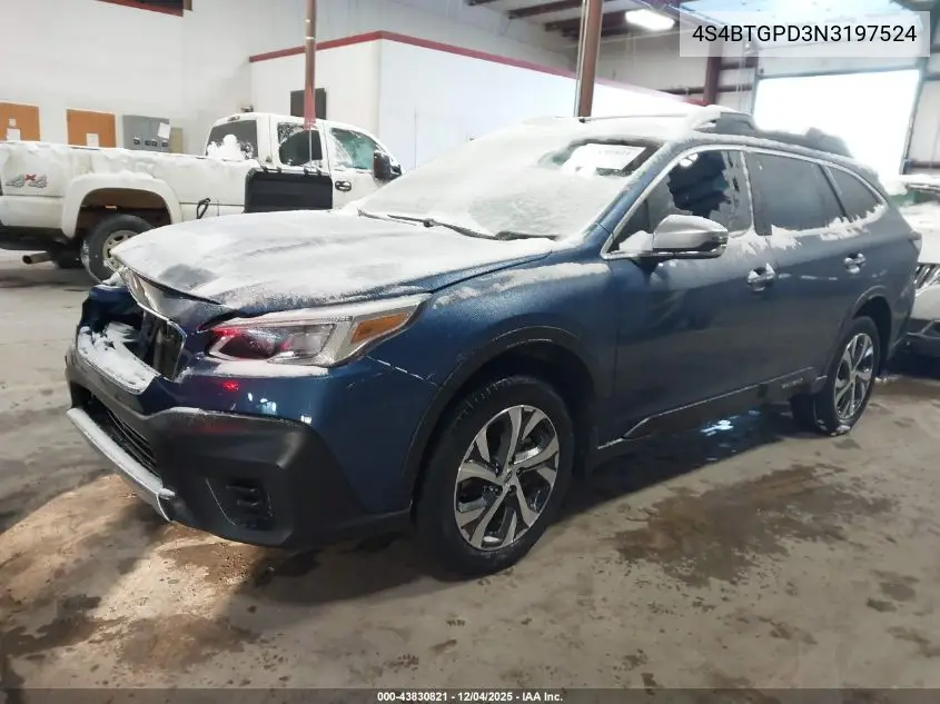 4S4BTGPD3N3197524 2022 Subaru Outback Touring Xt