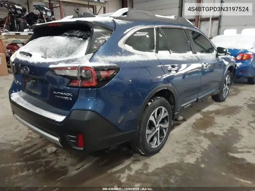 4S4BTGPD3N3197524 2022 Subaru Outback Touring Xt
