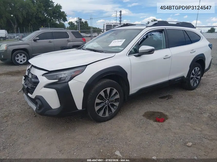 2023 Subaru Outback Touring Xt VIN: 4S4BTGPD9P3124547 Lot: 45474981