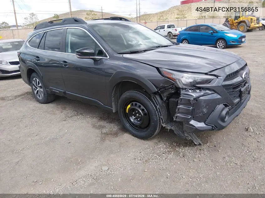 2023 Subaru Outback Premium VIN: 4S4BTAFCXP3156865 Lot: 45585829