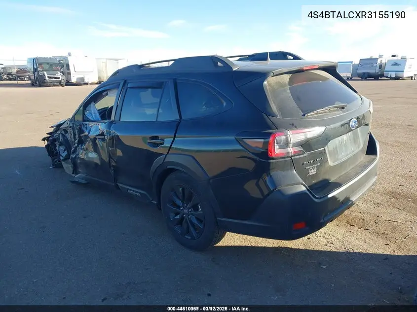 4S4BTALCXR3155190 2024 Subaru Outback Onyx Edition
