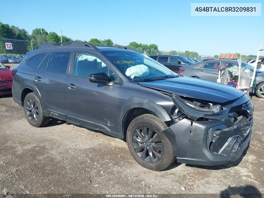 2024 Subaru Outback Onyx Edition VIN: 4S4BTALC8R3209831 Lot: 45346961