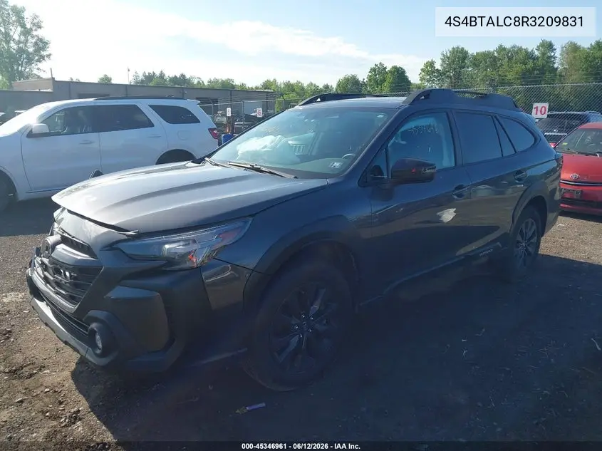 2024 Subaru Outback Onyx Edition VIN: 4S4BTALC8R3209831 Lot: 45346961