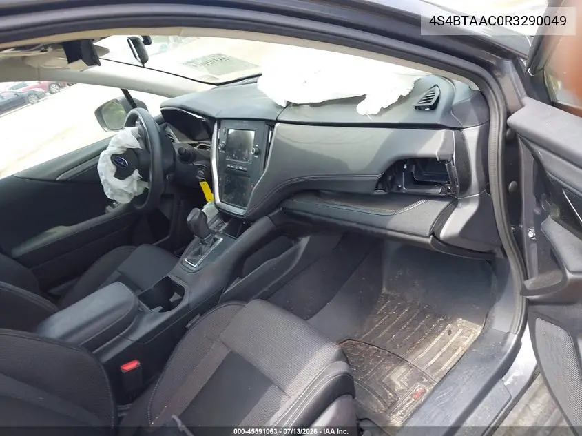 2024 Subaru Outback VIN: 4S4BTAAC0R3290049 Lot: 45591063