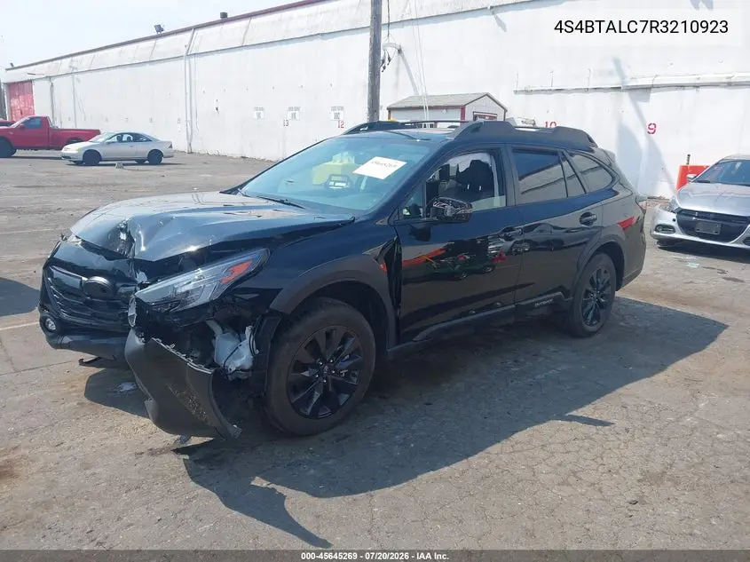 2024 Subaru Outback Onyx Edition VIN: 4S4BTALC7R3210923 Lot: 45645269