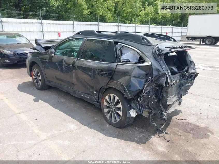 2024 Subaru Outback Limited VIN: 4S4BTANC5R3280773 Lot: 45689061