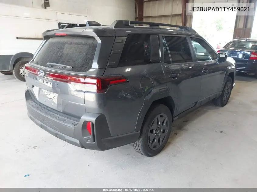 2026 Subaru Outback Premium VIN: JF2BUPAD1TY459021 Lot: 45331461