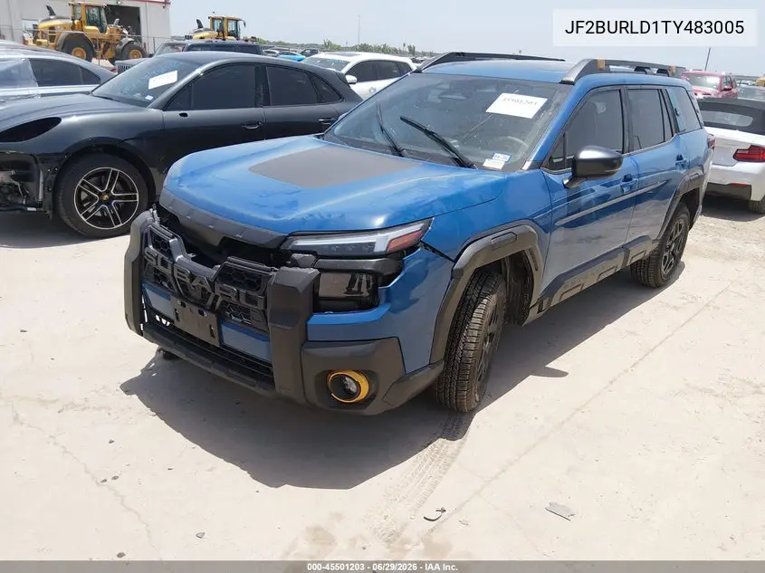 2026 Subaru Outback Wilderness VIN: JF2BURLD1TY483005 Lot: 45501203