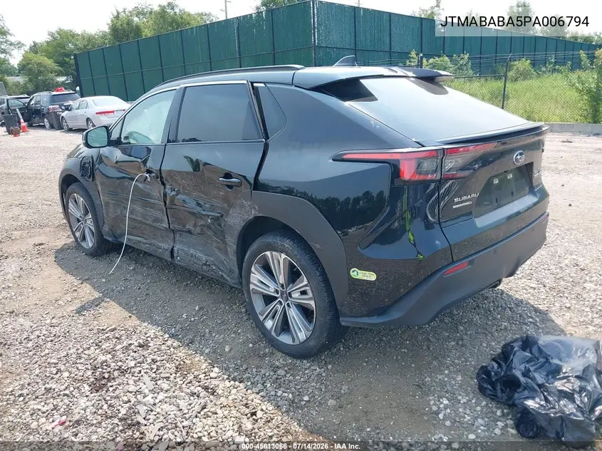2023 Subaru Solterra Touring VIN: JTMABABA5PA006794 Lot: 45613066
