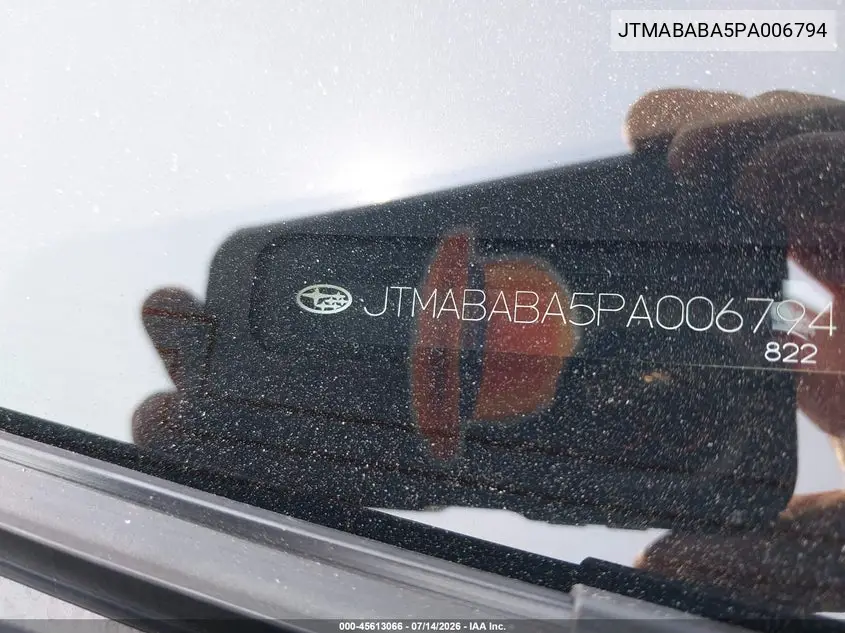 2023 Subaru Solterra Touring VIN: JTMABABA5PA006794 Lot: 45613066