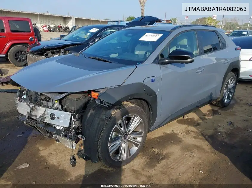 2024 Subaru Solterra Limited VIN: JTMABABA1RA082063 Lot: 44223925