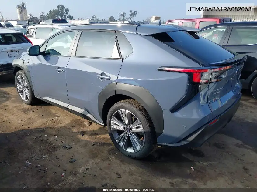 2024 Subaru Solterra Limited VIN: JTMABABA1RA082063 Lot: 44223925