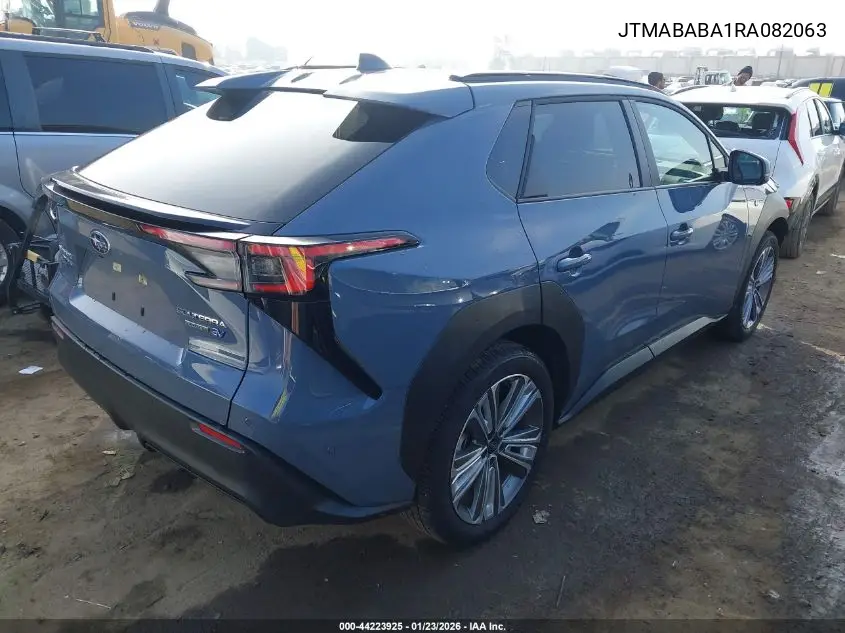 2024 Subaru Solterra Limited VIN: JTMABABA1RA082063 Lot: 44223925